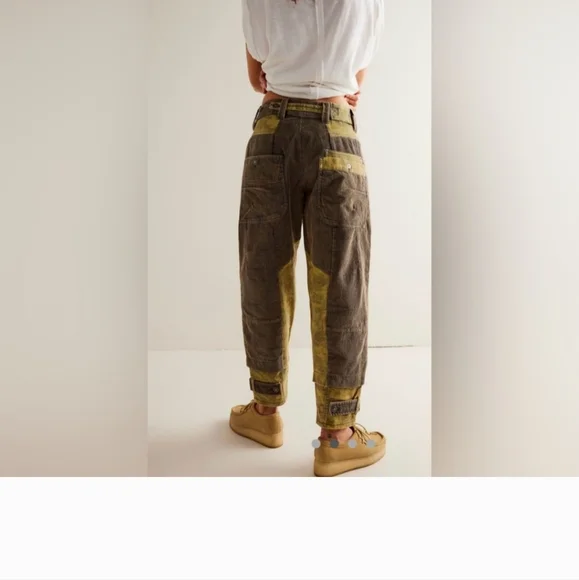 Free People We The Rhodes Patched Utility Pants - Picture 4 of 9
